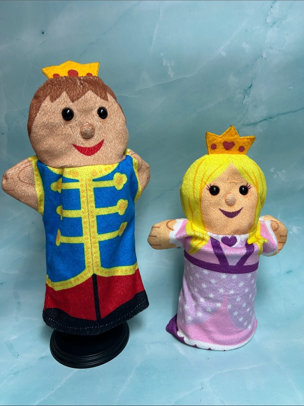 Melissa and Doug Hand Puppet Palace Pals Prince and Princess Plush Hand Puppet